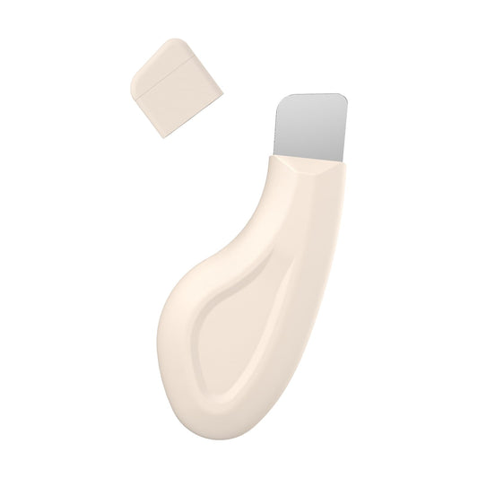 Silicone Nose Blackhead Remover/Face Spatula for Deep Cleaning Black Head Removal.Mild and Safe Skin Scrubber for Remove Facial and Nose Ehead（Beige）