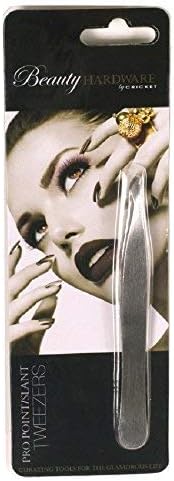 Pro Slant Tweezers - Precision Hair Removal Tool in Durable German Stainless Steel for Eyebrows & Facial Grooming