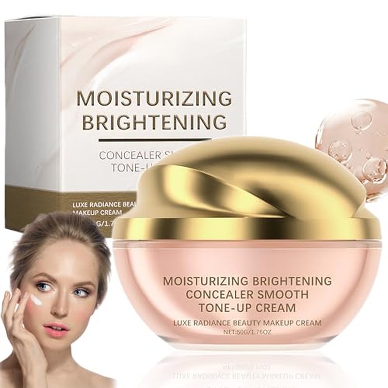 Moisturizing Brightening Concealer Smooth Tone up Cream, Ownawant Makeup Cream, Brightening and Concealer Cream (1)