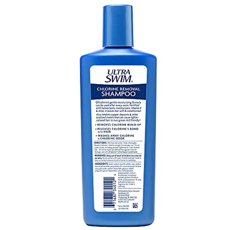 PACK OF 10 - UltraSwim Chlorine Removal Shampoo, 7 oz