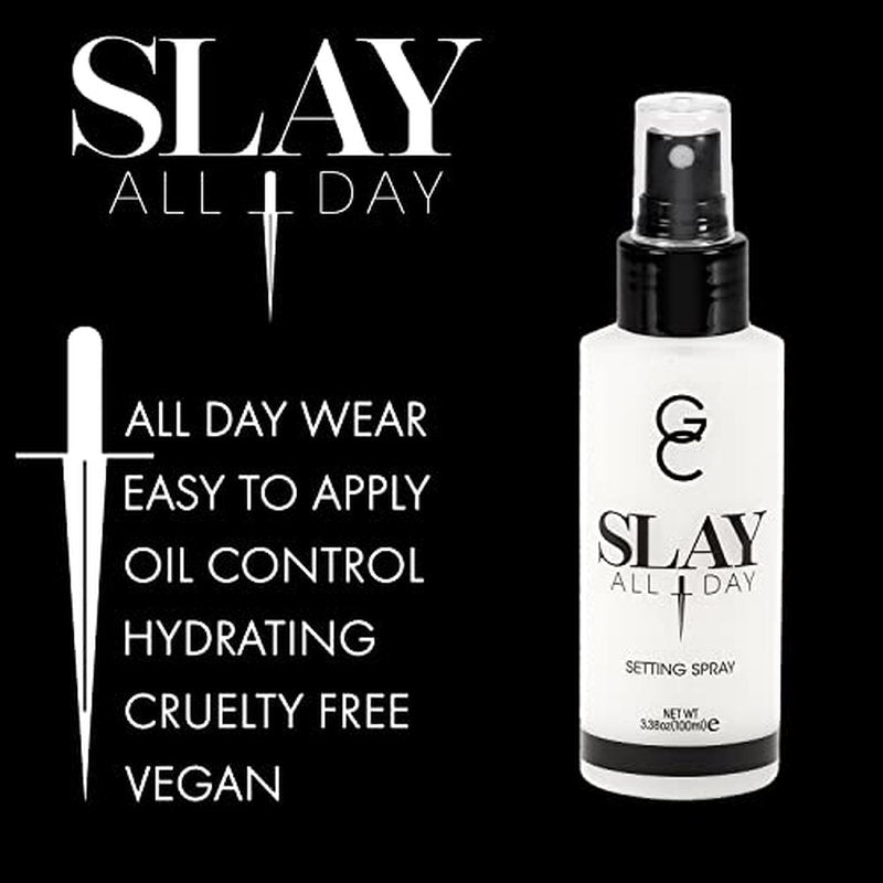 Gerard Cosmetics Slay All Day Makeup Setting Spray | Coconut Scented | Matte Finish with Oil Control | Cruelty Free, Long Lasting Finishing Spray, 3.38oz (100ml)