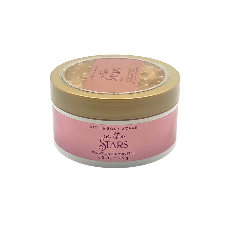 Bath & Body Works IN THE STARS Glowtion Body Butter for Women with a Red Bow for Holidays & Gifts - 6.5 oz