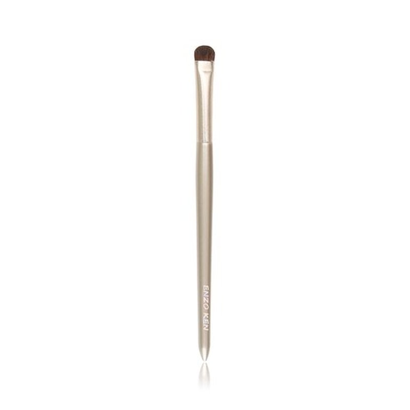 Natural Pony Hair Eye Shadow Brush by ENZO KEN, Medium Smudge Eyeshadow Brush, Shader Eye Shadow Brush, Eye Smudge Brush, Single Eyeshadow Brush, Eye Brushes, Eyeshadow Blending Brush. (Gold, E203M)