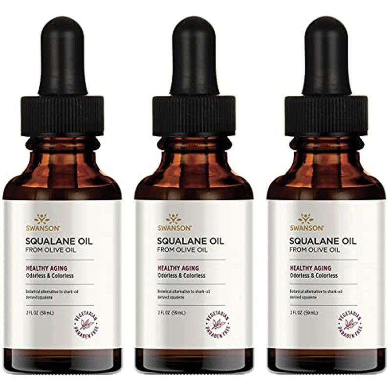 Swanson Vegetarian Squalane Oil 2 fl Ounce (59 ml) Liquid