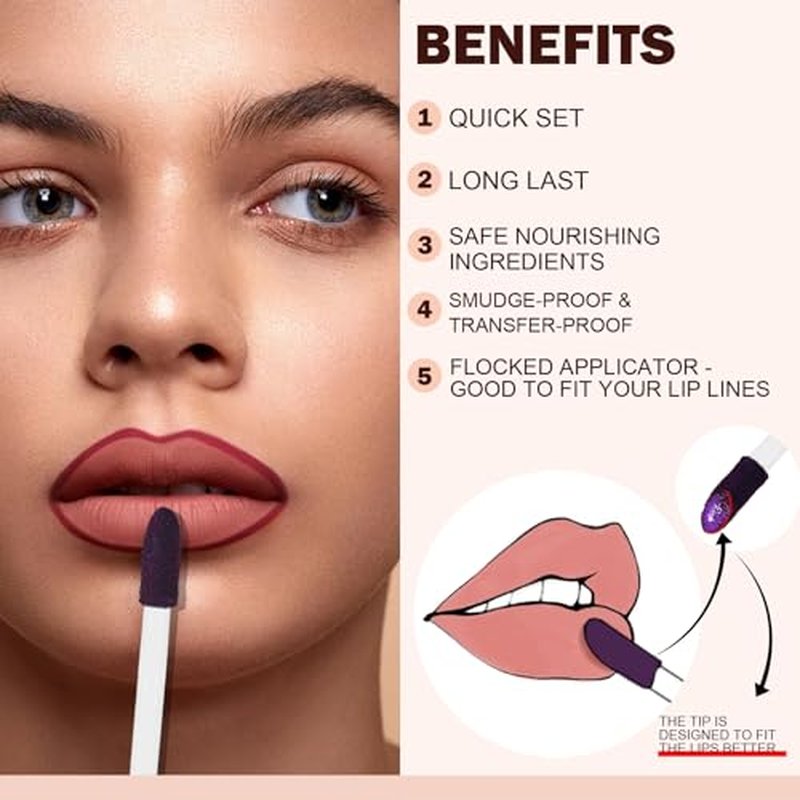 popcode Peel Off Lip Liner Stain, Infused with Nourishing Ingredients & Vitamin E, Quick Set Lip Stain Peel Off Long Lasting For All Skin Types, #002 Raspberry