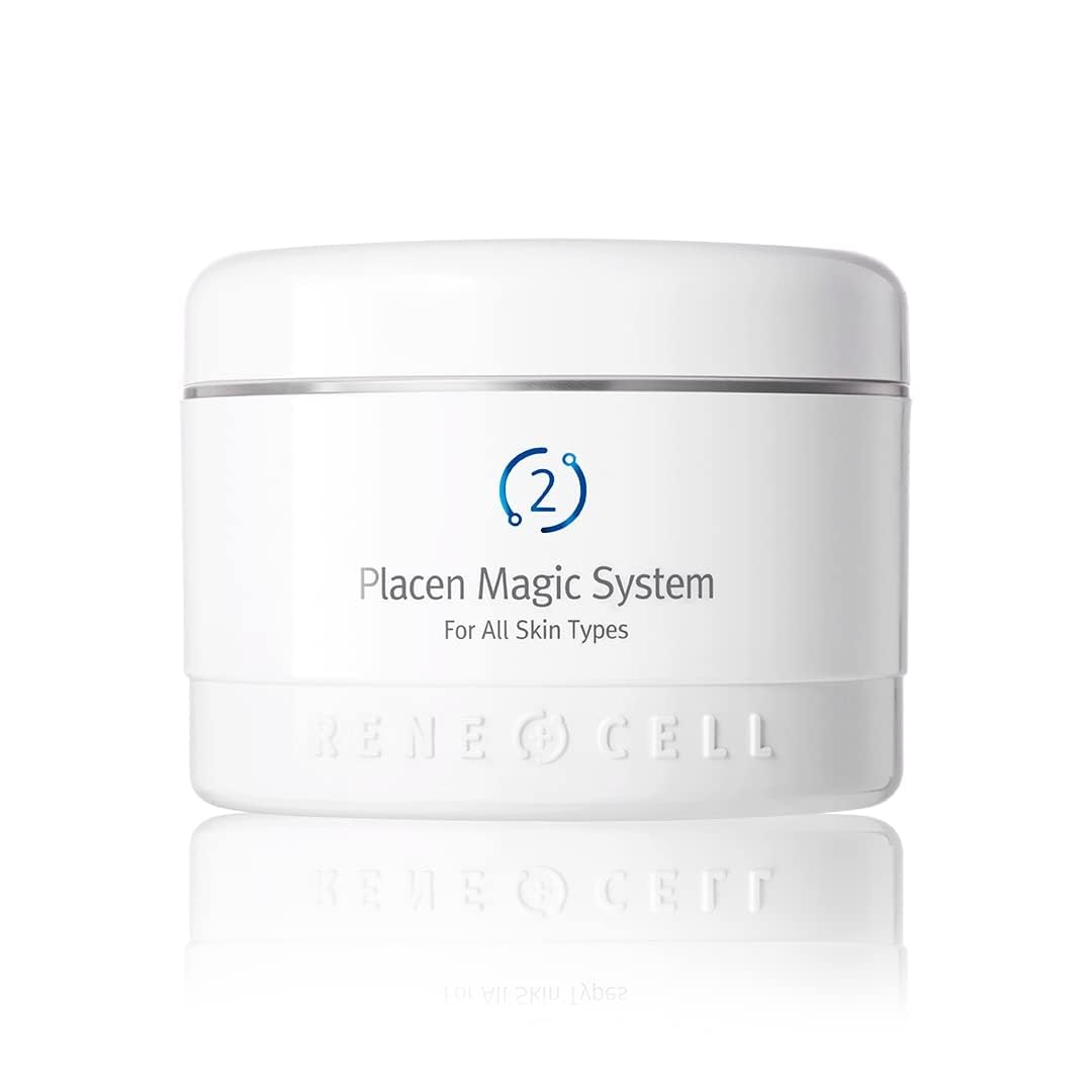 RENECELL [Rene Cell] Placen Magic System 2, Reduces Wrinkles, Nourishing, Moisturizing, Improves Overall Complexion, Antioxidant, Skin Lightening & Anti Aging, All Skin Face Types (200ml / 6.8 Fl. Oz)