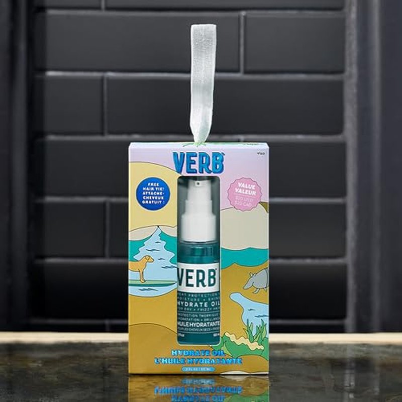 VERB® Hydrate Oil for Dry and Frizzy Hair to Add Hydration, Reduce Frizz and Increase Hair Shine, 2 oz