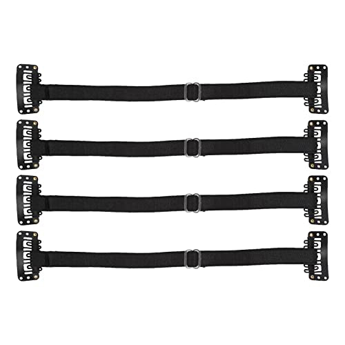 Face Lift Tape,Face Band,Face Lifting Band, 4Pcs Adjustable Elastic Facial Belt Eye Wrinkle Removal Belt with Hairclip, Firm Skin (Black)