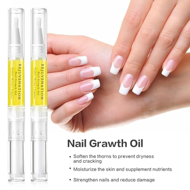 Natural Nail Growth Oil,Nail Protector for Damaged Skin Thin Nail Vitamin E Revitalizing Cuticle Oil,Professional Nail Growth Treatment Instant Repair Nail (Watermelon oil, 0.17 / Fl Oz)