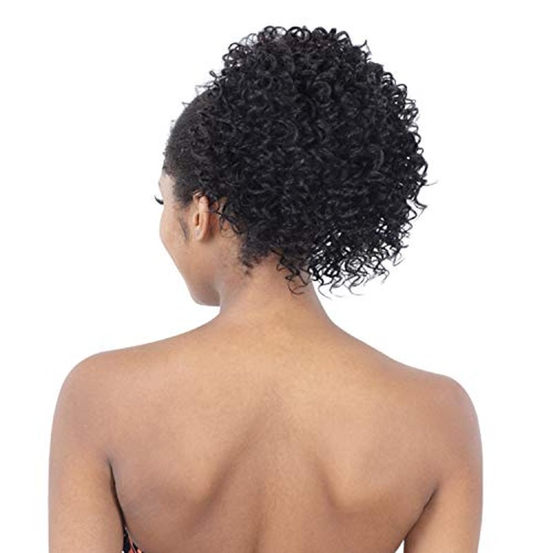 FREETRESS HAIR Equal Synthetic Drawstring Ponytail - Tingle Pony (1B Off Black)