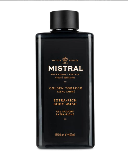 Men's 2-in-1 Body Wash & Shampoo - Black Amber, 13.5 oz | Natural, SLS & Paraben Free