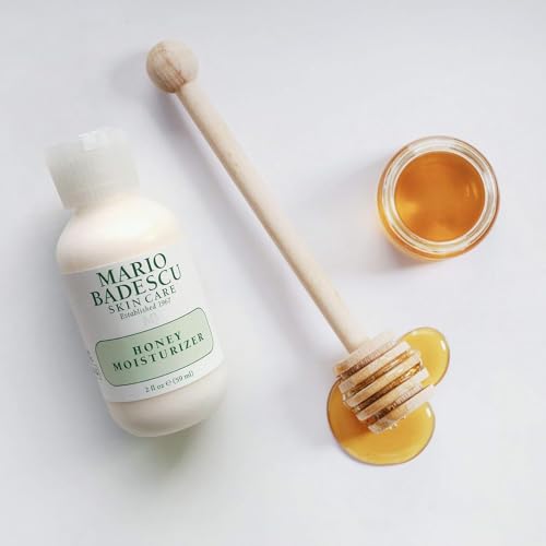 Mario Badescu Rose Water Facial Spray & Honey Moisturizer Bundle | Hydrating Aloe, Herbs & Rosewater Face Mist + Honey-Infused Face Cream for Dry, Sensitive & Combination Skin | Nourishing Daily Moist