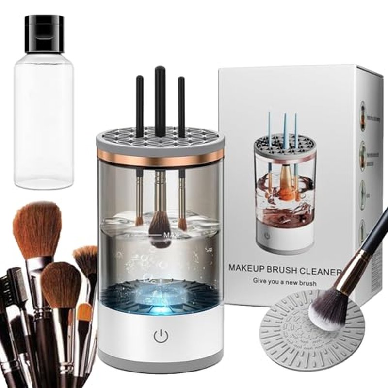 Beauty Swirl Cosmetic Brush Cleaner, The Cozy Luna Brush Cleaner, Beautyswirl - Cosmetic Brush Cleaner, Cozy Luna Makeup Brush Cleaner, Electric Makeup Brush Cleaner For All Makeup Brush (1 PCS)