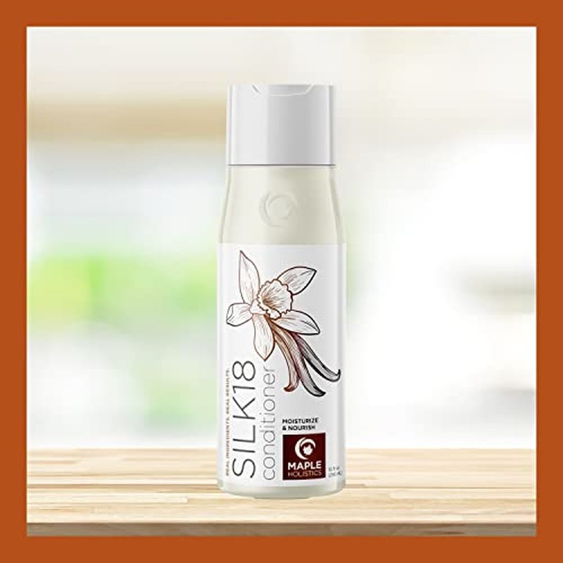 Hair Conditioner for Damaged Dry Hair - Silk Protein Conditioner for Dry Hair Frizz Control & Shine - Hydrating Conditioner for Curly Hair with Argan Oil and Hair Moisturizer for Dry Hair Care