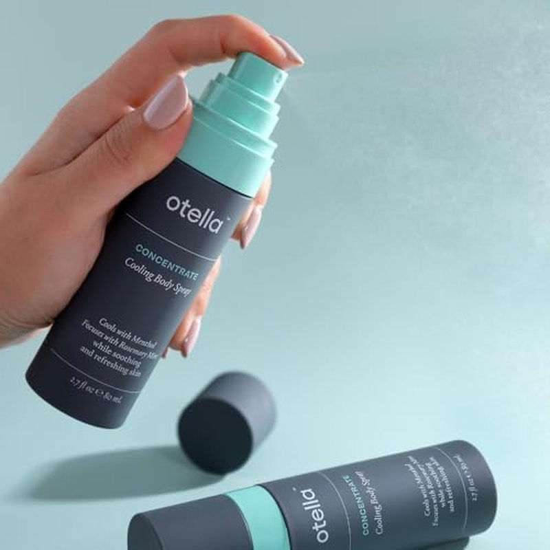 Otella Cooling Body Spray with Menthol and Aromatherapy Rosemary Mint Scent to help you Concentrate, 2.7 oz. | Anytime Immediate Heat Relief | TSA Approved | Gluten Free | Vegan | Paraben Free