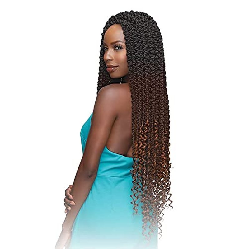 6-PACK DEALS! Janet Collection Nala Tress FLOSSI BOX Crochet Braid 30" (6-Pack, 613)