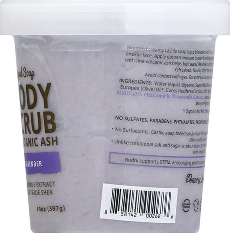 BODHI HANDMADE SOAP Lava Lavender Whipped Soap, 14 OZ