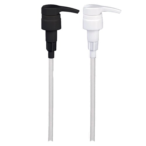 Universal Shampoo/Conditioner Dispenser Pump for Bottles, Leak Proof, Pump Top Fits 1 L/33.8 oz Bottles, 28/410 Neck Size, Variety Pack of 2 (Includes Black and White Pumps)