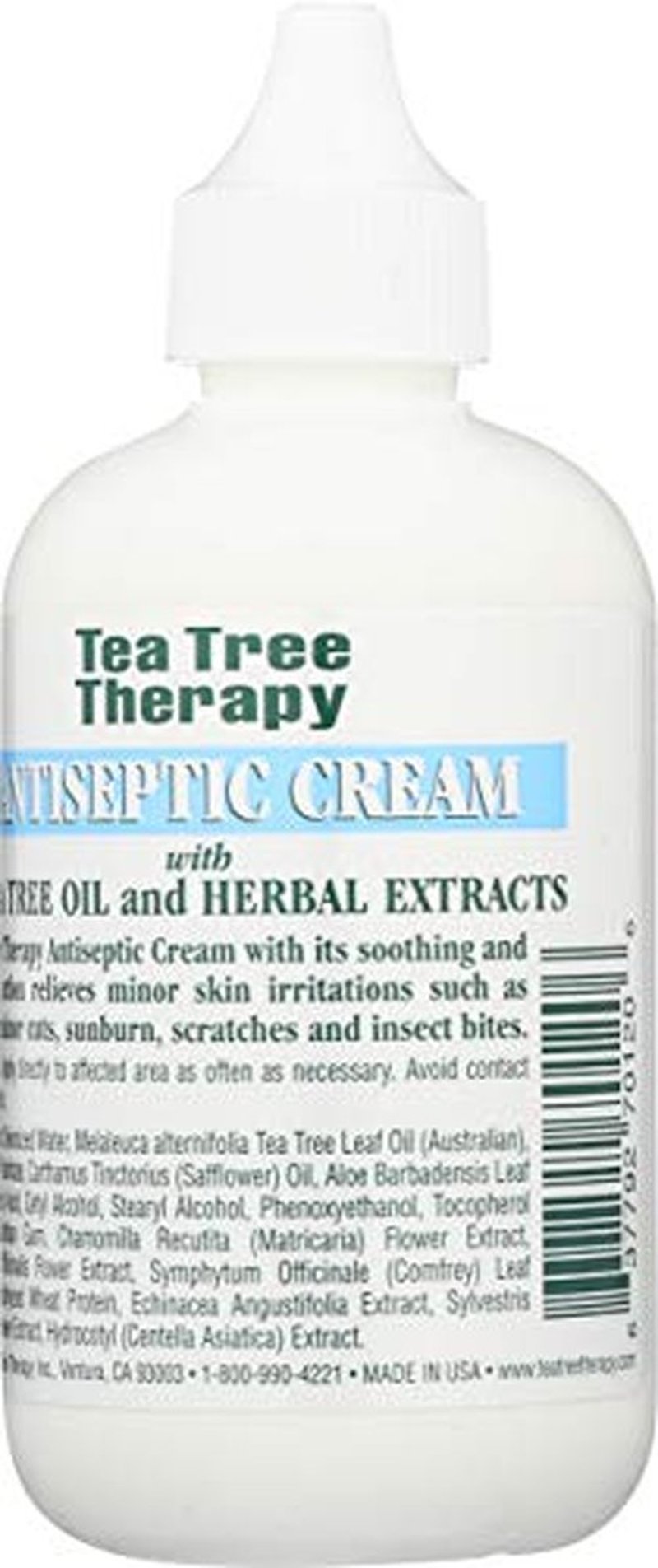 Tea Tree Therapy Antiseptic Cream, 4 Ounce (Pack of 2)