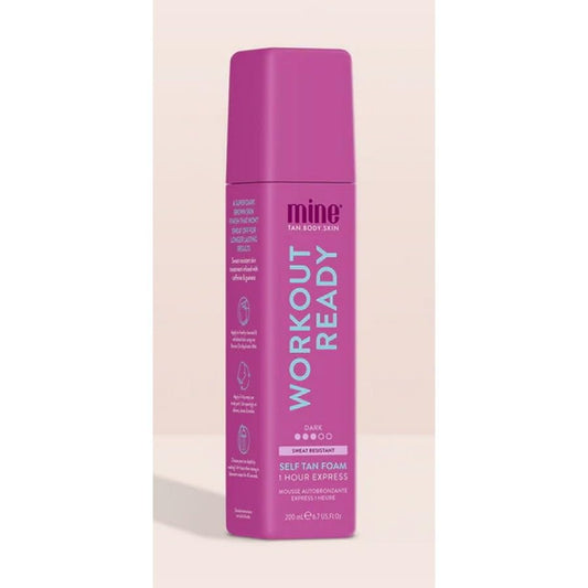 Minetan Self Tan Foam - 1 Hour Express Tanning Mousse for Subtle Bronze Glow | Vegan & Paraben Free, 6.7 Fl Oz