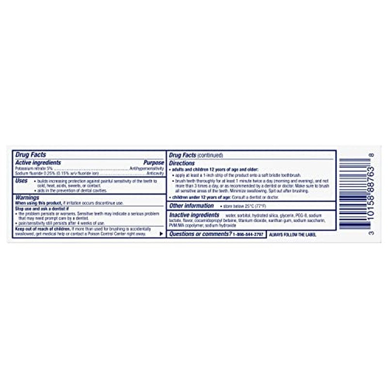 Sensodyne Pronamel Intensive Enamel Repair Toothpaste for Sensitive Teeth and Cavity Protection, Whitening Toothpaste to Strengthen Enamel, Arctic Breeze - 3.4 Ounces (Pack of 4)