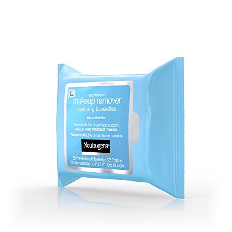 Neutrogena Makeup Remover Wipes, Daily Facial Cleanser Towelettes, Gently Cleanse and Remove Oil & Makeup, Alcohol-Free Makeup Wipes, 25 ct, 6 Pack