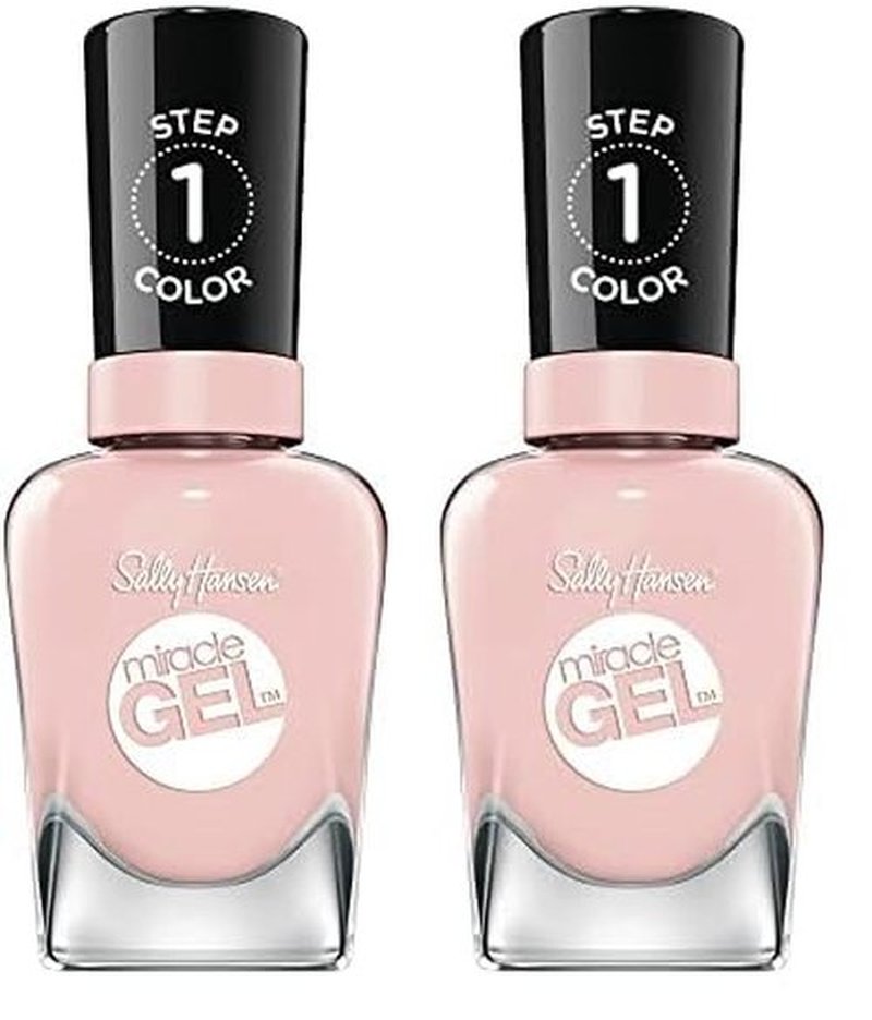Sally Hansen Miracle Gel Nail Polish, Shade Once Chiffon a Time 248 (Packaging May Vary) (Sheer) (Pack of 2)