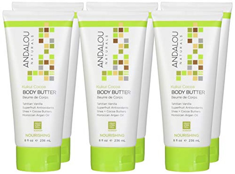 Andalou Naturals Body Butter Nourishing Kukui Cocoa 8 fl oz Pack of 1
