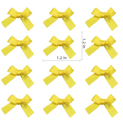 Mini Hair Bows 12Pcs, Satin Ribbon Hair Bows with Metal Clips, Hair Barrettes Clips for Baby Girls Infants and Toddlers