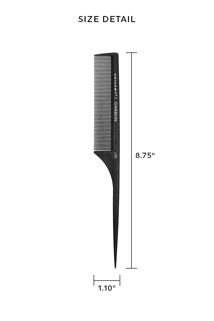 Professional Carbon Comb Set for Hair Styling – Anti-Static, Heat-Resistant, 4-Piece Variety Pack