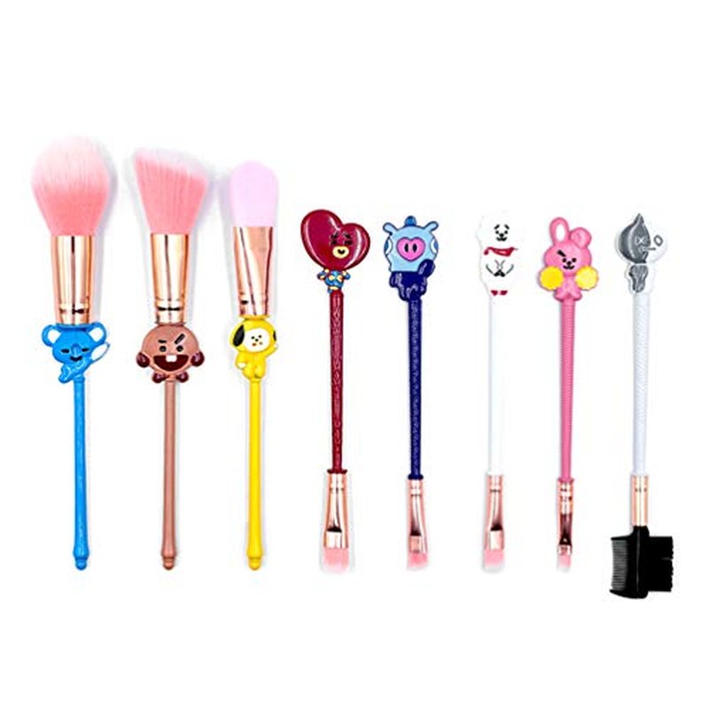 CuteBrush Makeup Brush Set w/Pouch Cosmetic Brushes With Sailor Moon Gems(KS-BTS)