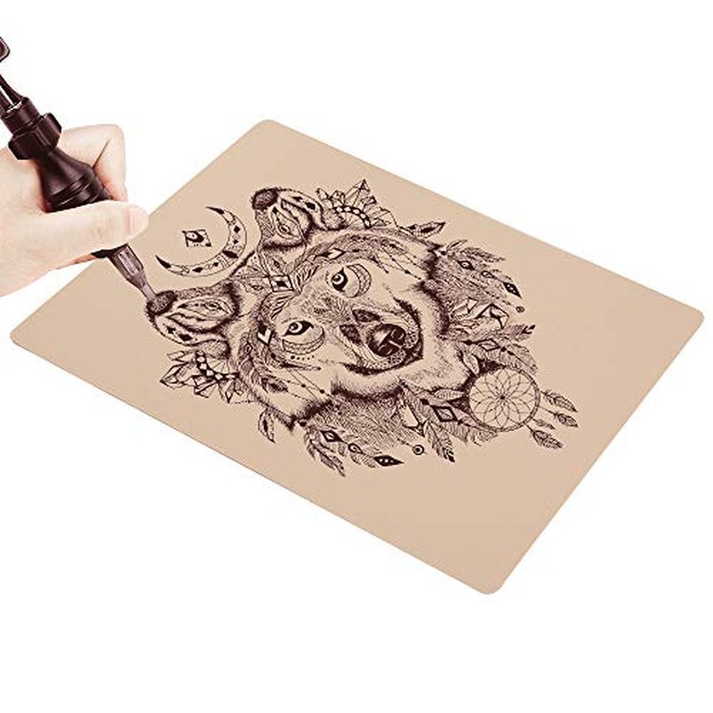 Tattoo Practice Skins with Transfer Paper - Autdor 30Pcs Tattoo Fake Skin and Tracing Paper Kit Includes 20Pcs Tattoo Paper and 10Pcs Double Sided Tattoo Skin Practice for Tattoo Practice