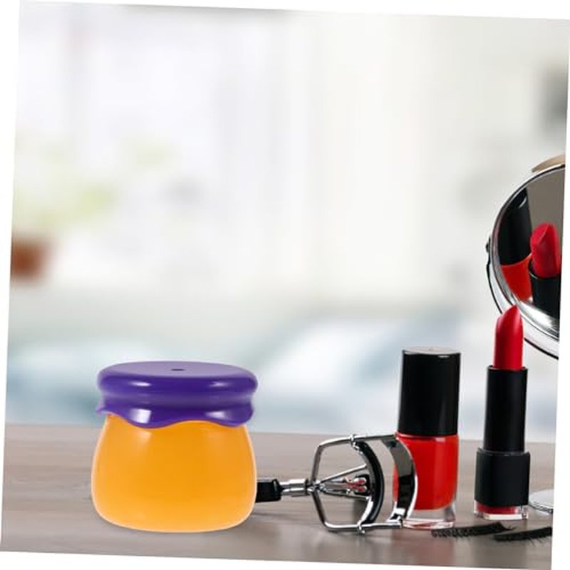 Mikinona Empty Lip Mask Bottles Small Travel Container Refillable Cosmetic Container Empty Lip Gloss Bottle Lip Gloss Container Small Jars with Lid Lip Balm Containers Makeup Sample Jar Pp