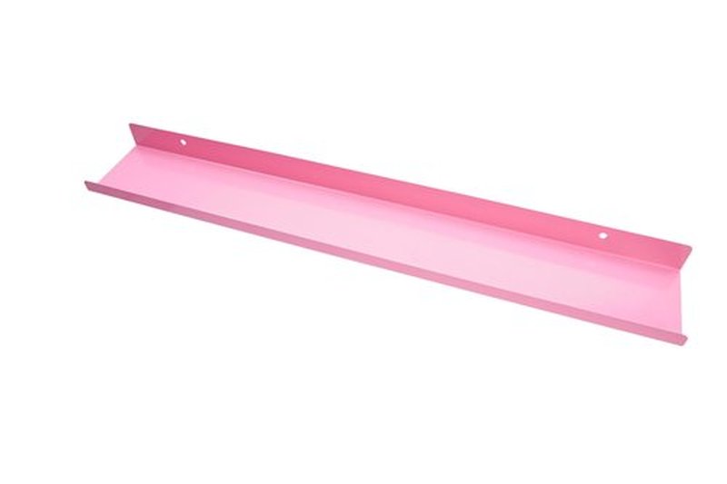 LEYSRIS Wall-Mounted Nail Polish Rack, Set of 6 Triangular Pink Nail Polish Shelf Lipstick Perfume Cosmetic Display Shelf for Home Spa Nail Salon Shop