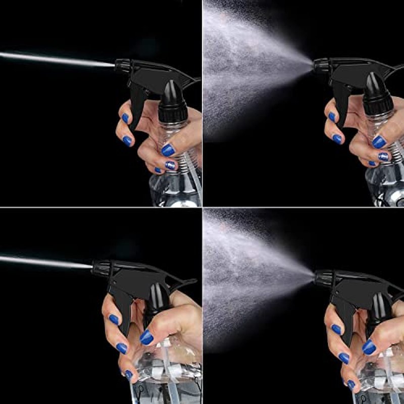 Avenoir Mister Spray Bottle, 250ml & 500ml Adjustable Spray Storage Container for Hair, Plant and Home Cleaning