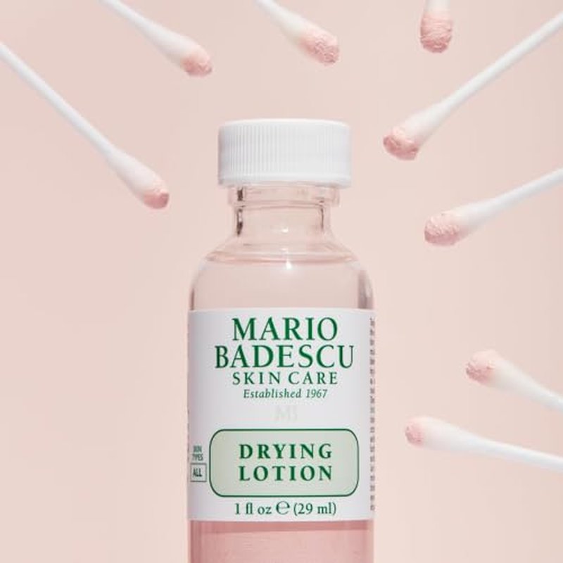 Mario Badescu Drying Lotion for All Skin Types| Blemish Spot Treatment with Salicylic Acid and Sulfur | Dries Surface Blemishes | 1 Fl Oz