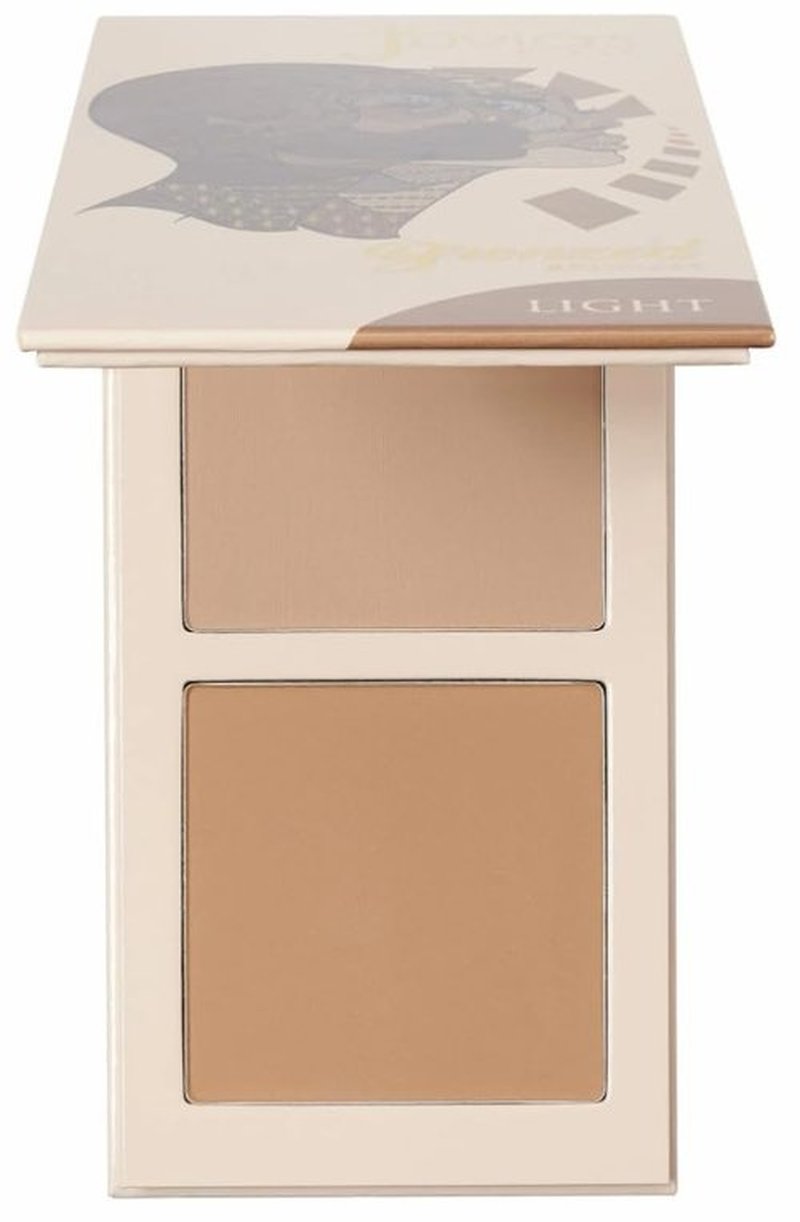Juvia's Place Bronzed Duo Bronzer Light - Soft Matte Bronzer, Contour Powder, Bronzer Pressed Powder, Long-Wearing & Buildable Bronzing Powder - Suitable for Light to Fair Skin Tone