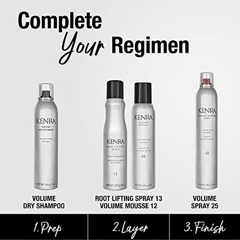 Kenra Volume Dry Shampoo | Oil Absorbing Shampoo | Translucent, Volume-Enhancing Spray | Instantly Refreshes Hair At The Root | Absorbs Oils & Impurities | All Hair Types | Travel 1.2 oz