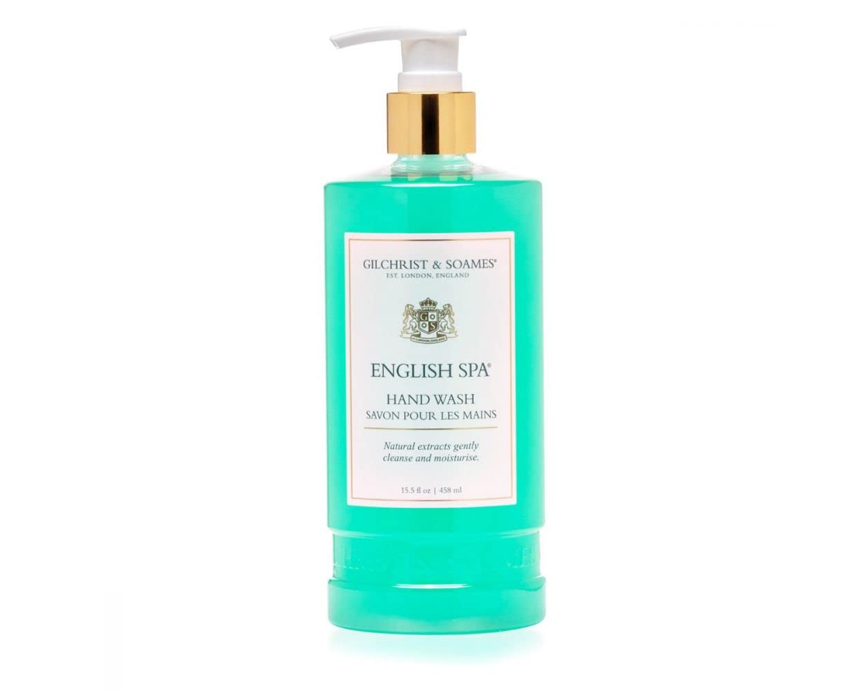 Gilchrist & Soames English Spa Hand Wash - 15.5oz - Citrus and Herbal Notes, Gently Cleansing, Zero Parabens, Sulfates, and Phthalates