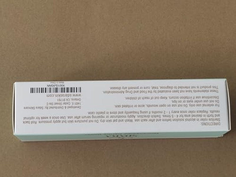 Sdara Derma Roller Microneedling Roller for Face - Includes Free Storage Case (1-Pack), Unisex