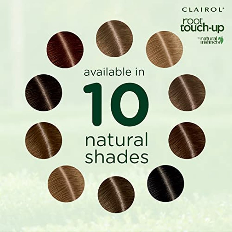 Clairol Root Touch-Up by Natural Instincts Permanent Hair Dye, 2 Black Hair Color, Pack of 1