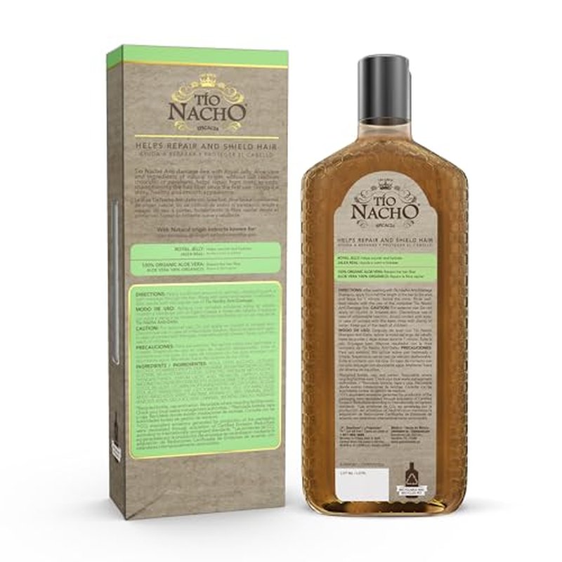 Tio Nacho Aloe Vera Deep Repair Conditioner: 100% Organic Aloe Vera and Royal Jelly, Repairs and Protects Hair, Vegetable Keratin for Softness and Shine, Paraben and Salt-Free - 14 Oz