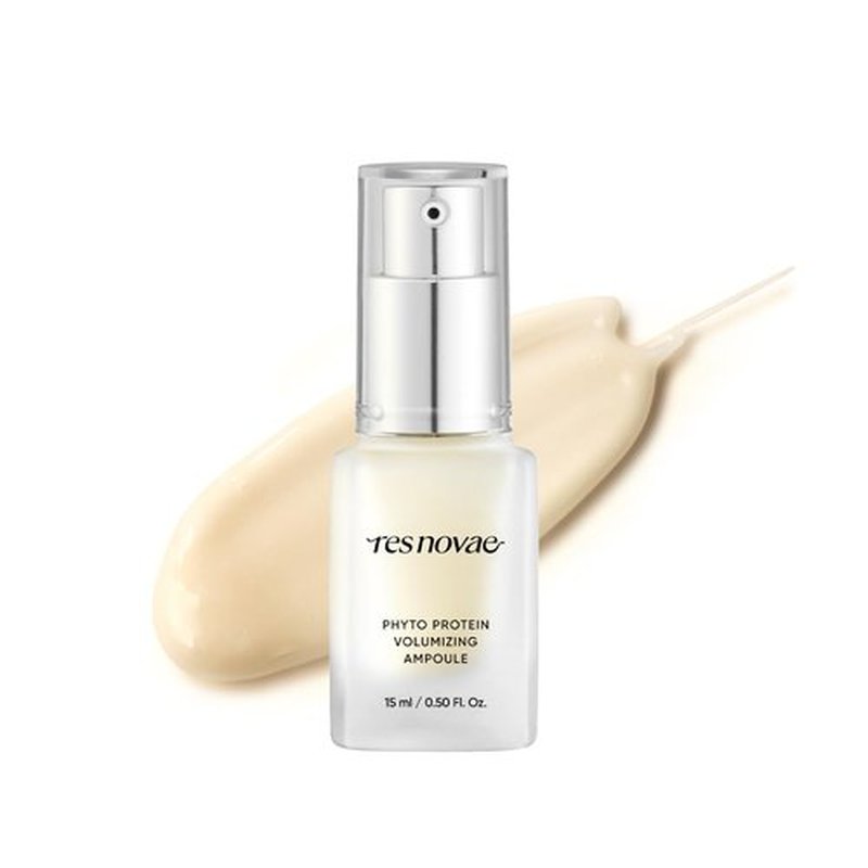res novae Phyto Protein Volumizing Ampoule 0.5 fl.oz 15ml, Wrinkle care Facial Serum, Lupine Protein, Volufiline, Hexapeptide Fill the Fine Line, Intensive Firmness Care