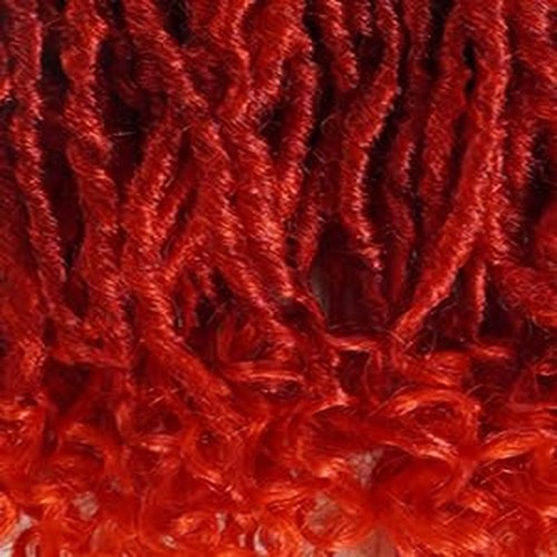 BOBBI BOSS Crochet Braids Nu Locs 2X Split Boho 24" (3-Pack, T-WLD CHRY)