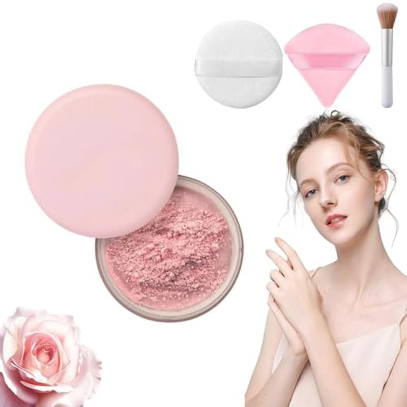 Luminance Milano Powder, Luminance Milano Pink Powder, Luminance Blurring Powder, Blurring Pink Setting Powder by Luminance Milano, Beauty Pink Setting Powder, Waterproof Setting Powder (01)