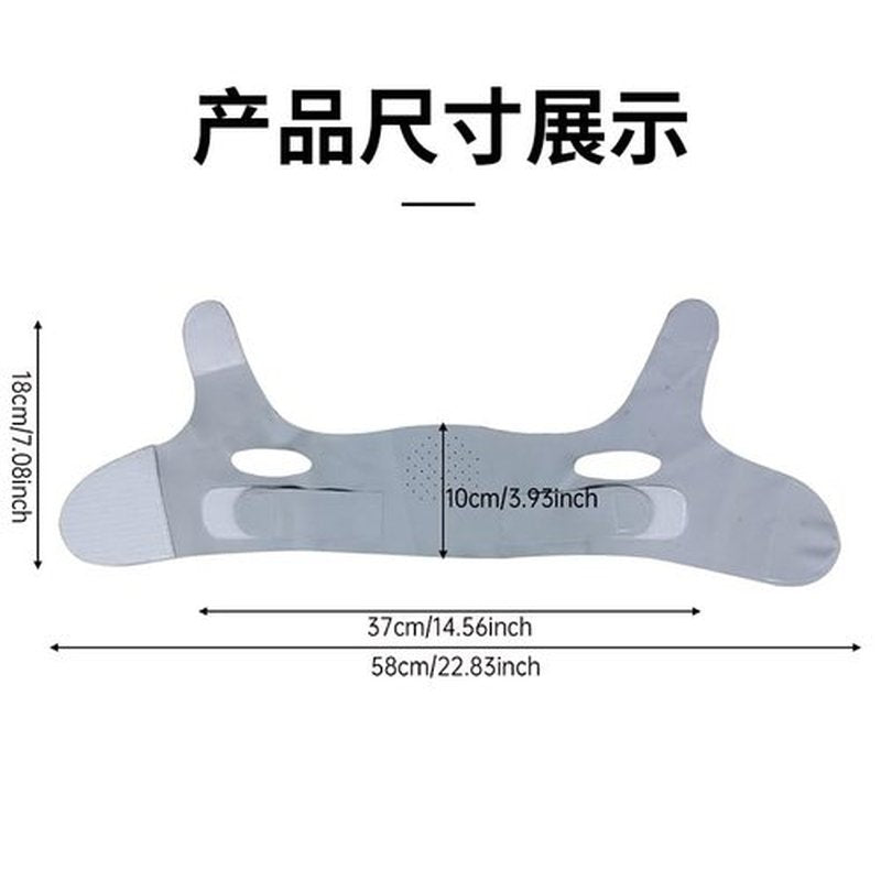 BOTHS58*18cm 1pcs V-Shaped Face with Lifting Mask Breathable Chin Lift Anti-Wrinkle Sleeping Mask with Skin Firming Face Lifting Band