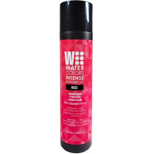 Watercolors Intense Color Depositing Shampoo, Semi Permanent Hair Color 8.5 fl oz - RED