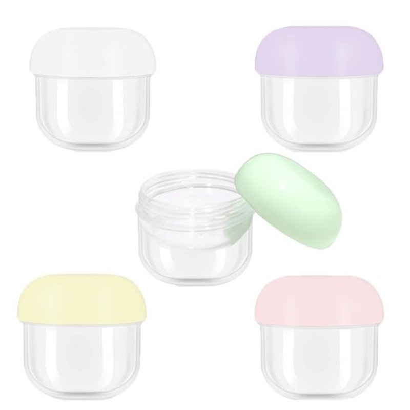 5 Pcs 20ml Small Travel Containers - Convenient Travel Jars for Creams, Travel Lotion Container, Travel Makeup Containers Essential Compact Size for Traveling