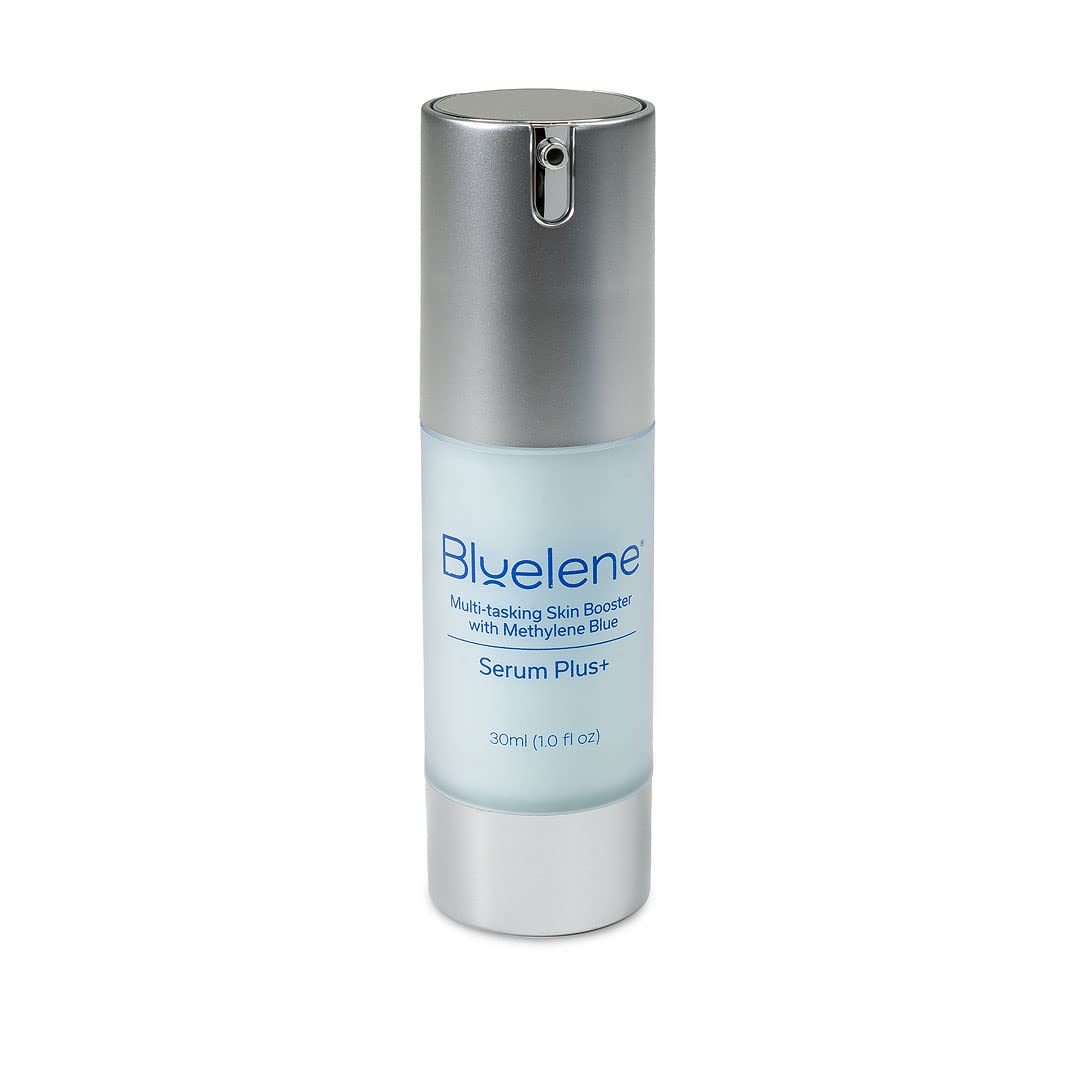 Bluelene Serum Plus+ infused with Methylene Blue, Hyaluronic Acid, NextGen Vit C, and Aloe Vera. Suitable for Sensitive Skin
