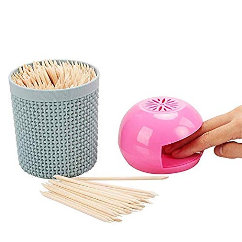 Rocutus 1000pcs Nail Art Wood Sticks Cleaning Nail Polish Cuticle Pusher Remover Manicure Tools for Women (1000 Pieces)